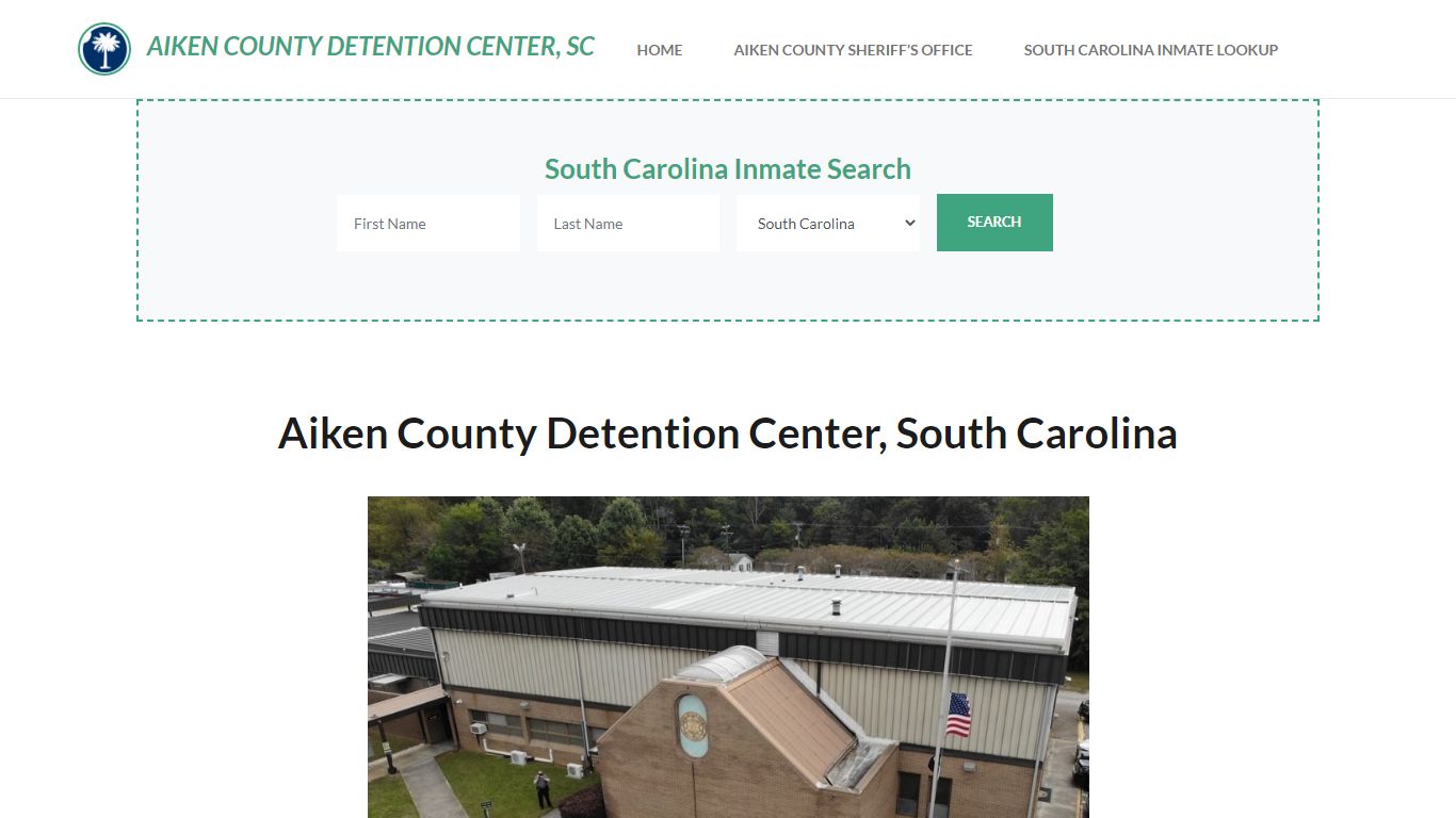 Aiken County Detention Center, SC Inmate Roster, Offender Search